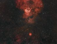 NGC 7822 Fragezeichen Nebel mit Umgebung