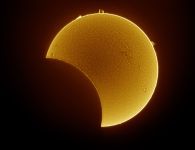 Partielle Sonnenfinsternis 2022 (2)