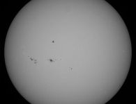 Sonnenflecken vom 09.05.2023