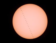 ISS Sonnentransit (2020-04-21)